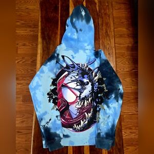 Civil Regime/Marvel Blue Marble Wash Unisex Hoodie